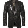Empire Collection - Black Sequin Shawl Collar Sports Coat Slim Fit
