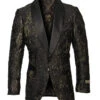 Empire Collection - Floral Pattern Shawl Collar Sports Coat Slim Fit