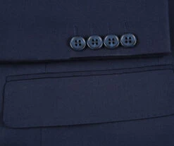 Half Canvas Stretch Wool Dress Suit Modern Fit 2 Piece In Navy -Outlet Suit Refined Store RHC100 2 3 e0fd833e 7213 432d a5c9 011d586929f5