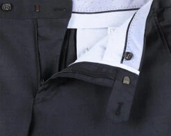 Half Canvas Wool Dress Suit Regular Fit 2 Piece In Charcoal -Outlet Suit Refined Store RHC100 3 9