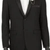 Black Ultra Slim Fit Tuxedo 2 Buttons 2 Piece