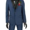 Blue Ultra Slim Fit Tuxedo 2 Buttons 2 Piece