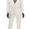 White Ultra Slim Fit Tuxedo 2 Buttons 2 Piece