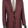 Renaissance Collection - Regular Fit 3 Piece Suit Burgundy