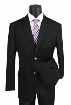 Regular Fit Blazer 2 Button In Black