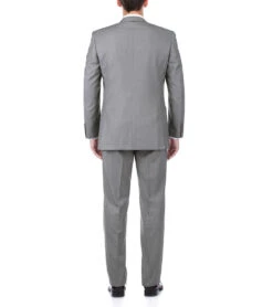 Bevagna Collection - Light Gray 100% Virgin Wool Regular Fit Pick Stitched 2 Piece Suit 10 Bevagna Collection - Light Gray 100% Virgin Wool Regular Fit Pick Stitched 2 Piece Suit -Outlet Suit Refined Store c508 5bei
