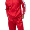 Men's Track Suit 2 Piece In Red