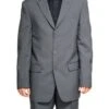Mont Blanc Collection - Regular Fit Suit 3 Button 2 Piece In Gray